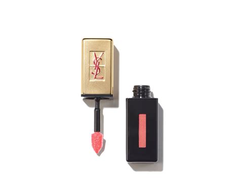 ysl lip stain corail aquatique|Yves Saint Laurent Rouge Pur Couture Glossy Stain 7 Corail .